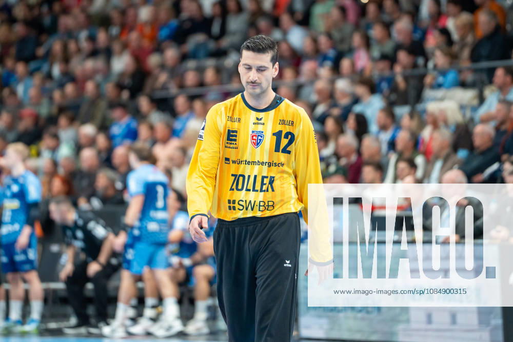Handball I Men I 2026–2027 Season I Bundesliga I Matchday 10 I TVB Stuttgart vs. SG BBM Bietigheim I October 22, 2026 Martin Tomovski 24, SG BBM Bietigheim Stuttgart Porsche Arena Baden-Württemberg Germany