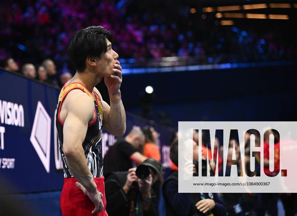 Netherlands Artistic Gymnastics World Championships 9270935 22.10.2026 Japan s gold medallist Daiki Hashimoto awaits results for the men s all-around final at the 2026 World Artistic Gymnastics Championships in Rotterdam, the Netherlands. Alexey Filippov Sputnik Rotterdam Netherlands