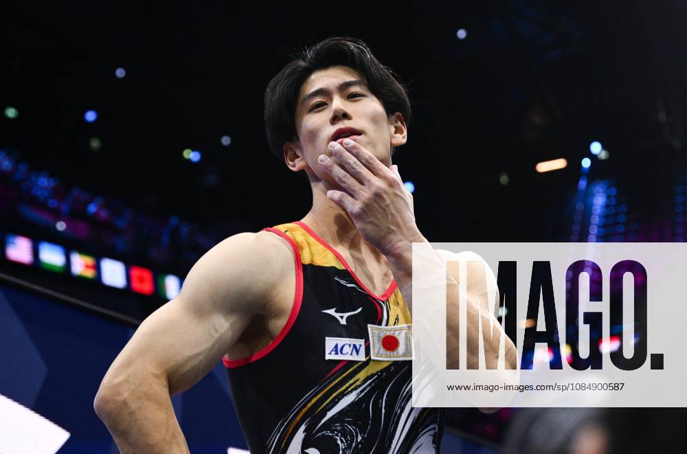 Netherlands Artistic Gymnastics World Championships 9270938 22.10.2026 Japan s Daiki Hashimoto awaits the final standings during the men s all-around final at the 2026 World Artistic Gymnastics Championships in Rotterdam, the Netherlands. Alexey Filippov Sputnik Rotterdam Netherlands