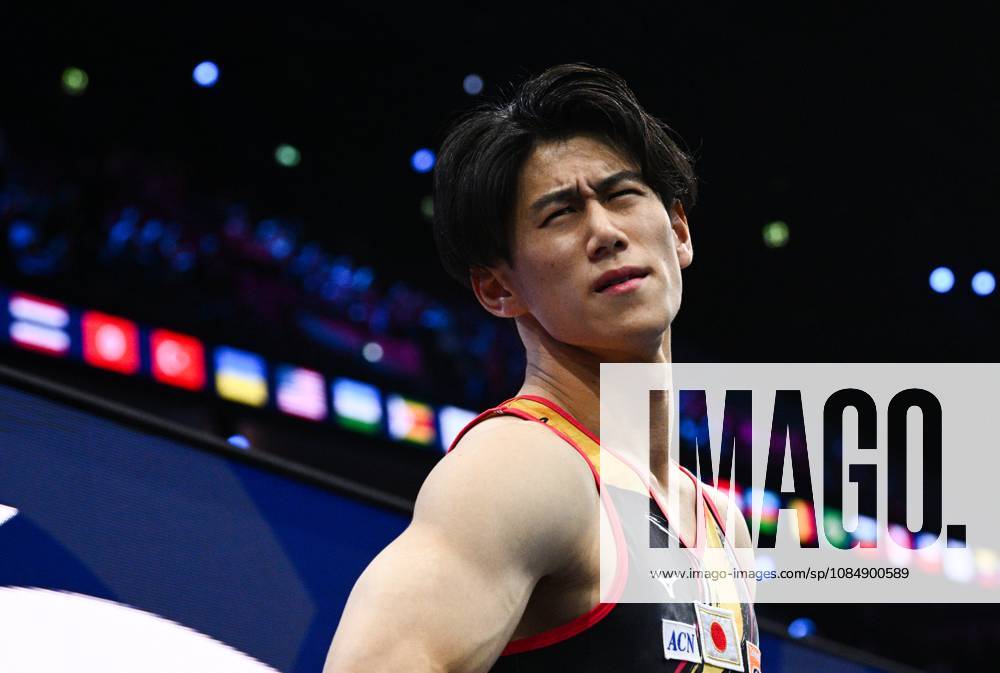Netherlands Artistic Gymnastics World Championships 9270939 22.10.2026 Japan s Daiki Hashimoto awaits the final standings during the men s all-around final at the 2026 World Artistic Gymnastics Championships in Rotterdam, the Netherlands. Alexey Filippov Sputnik Rotterdam Netherlands
