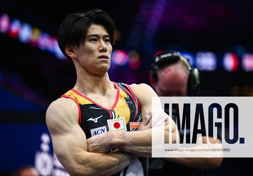 Netherlands Artistic Gymnastics World Championships 9270940 22.10.2026 Japan s Daiki Hashimoto awaits the final standings during the men s all-around final at the 2026 World Artistic Gymnastics Championships in Rotterdam, the Netherlands. Alexey Filippov Sputnik Rotterdam Netherlands