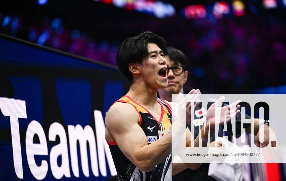 Netherlands Artistic Gymnastics World Championships 9270945 22.10.2026 Japan s Daiki Hashimoto reacts during the men s all-around final at the 2026 World Artistic Gymnastics Championships in Rotterdam, the Netherlands. Alexey Filippov Sputnik Rotterdam Netherlands