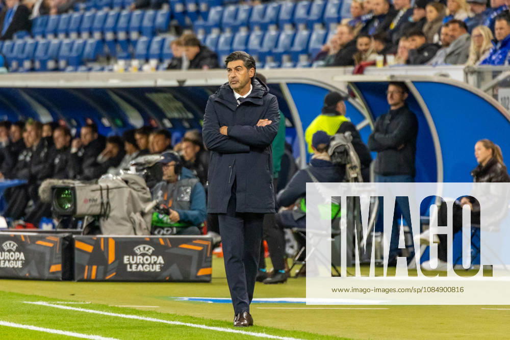 TSG 1899 Hoffenheim Olympique Lyon Germany, Sinsheim, October 22, 2026, Soccer, Europa League, 2026–2027 season, TSG Hoffenheim vs. Olympique Lyon, Paulo Alexandre Rodrigues Fonseca, Coach of Olympique Lyon