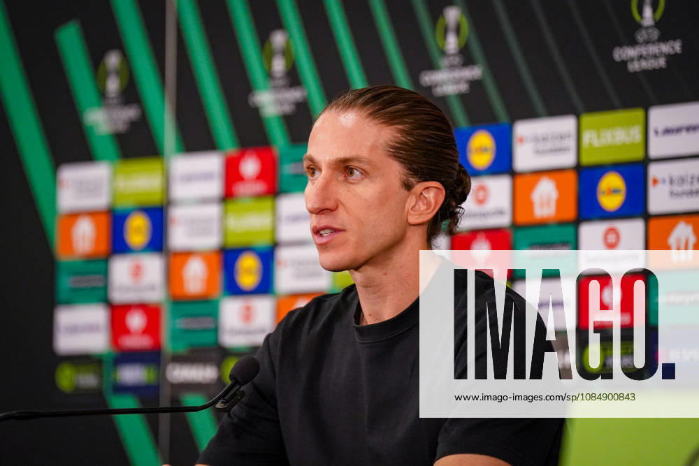 Soccer: UEFA Conference League 2026–2027, Matchday 2: AS Monaco vs. SC Freiburg, Stade Louis II, Monaco; Luis Filipe (Coach, AS Monaco); facial expressions, emotions, press conference, media