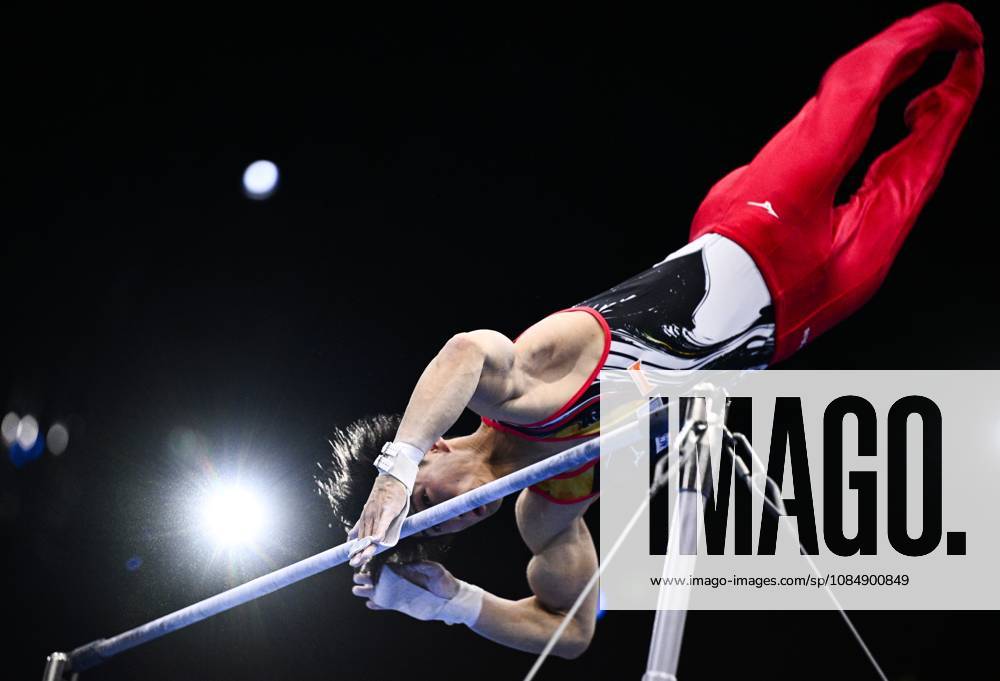 Netherlands Artistic Gymnastics World Championships 9270952 22.10.2026 Japan s Daiki Hashimoto competes on the horizontal bar during the men s all-around final at the 2026 World Artistic Gymnastics Championships in Rotterdam, the Netherlands. Alexey Filippov Sputnik Rotterdam Netherlands
