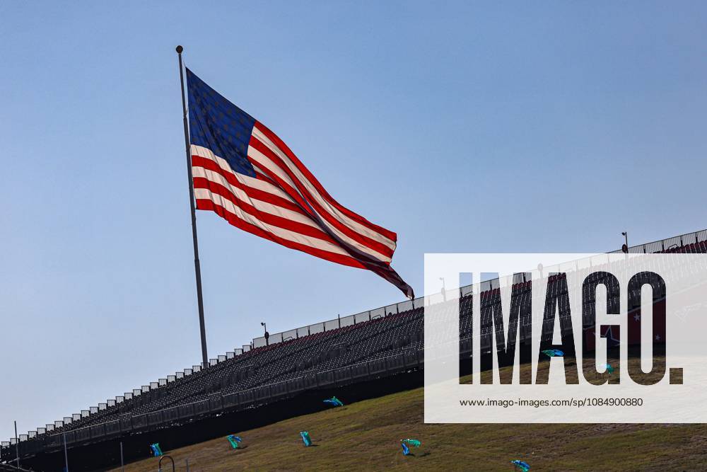 USA Flag during United States Grand Prix - Austin - Thursday - Media Day at Circuit of the Americas (COTA) in Austin. Italy - ZUMAm313 20261022_zsp_m313_012