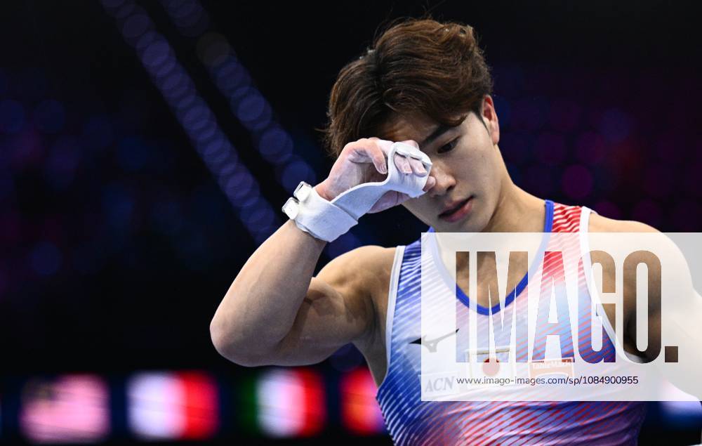 Netherlands Artistic Gymnastics World Championships 9270954 22.10.2026 Japan s Shinnosuke Oka reacts after competing on the horizontal bar during the men s all-around final at the 2026 World Artistic Gymnastics Championships in Rotterdam, the Netherlands. Alexey Filippov Sputnik Rotterdam Netherlands