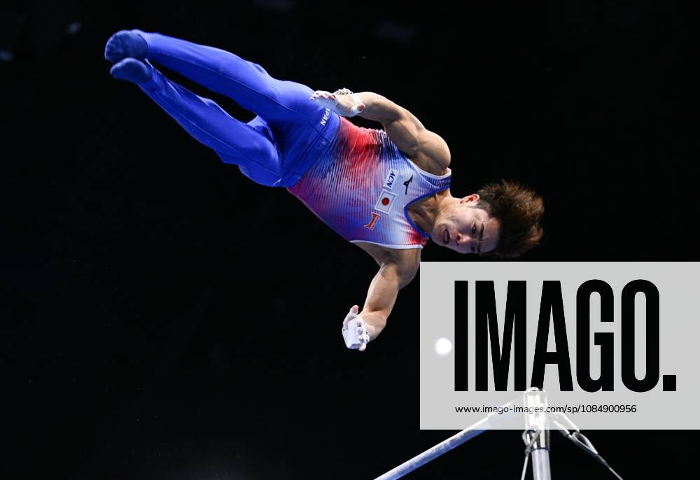 Netherlands Artistic Gymnastics World Championships 9270955 22.10.2026 Japan s Shinnosuke Oka competes on the horizontal bar during the men s all-around final at the 2026 World Artistic Gymnastics Championships in Rotterdam, the Netherlands. Alexey Filippov Sputnik Rotterdam Netherlands