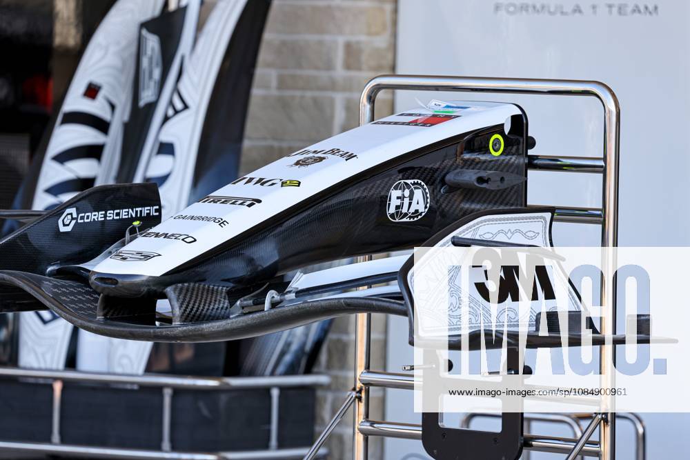 Front Wing of the (11) Cadillac F1 Team CT6-V Cadillac during United States Grand Prix - Austin - Thursday - Media Day at Circuit of the Americas (COTA) in Austin. Italy - ZUMAm313 20261022_zsp_m313_017