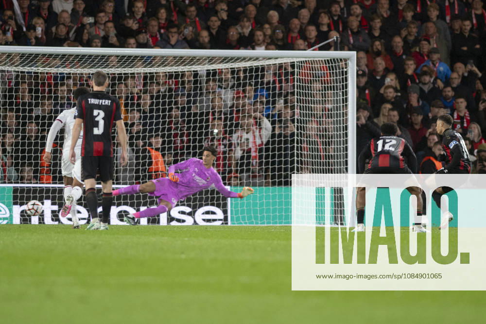 AFC Bournemouth v AC Milan, UEFA Europa League Marcus Tavernier of Bournemouth scores their side s second goal (2-0) from the penalty spot during AFC Bournemouth v AC Milan UEFA Europa League Matchday 3 at the Vitality Stadium, Bournemouth, England on 22 October 2026 Credit: Andy Thomas Every Second Media Editorial use only. All images are copyright Every Second Media Limited. No images may be reproduced without prior permission.