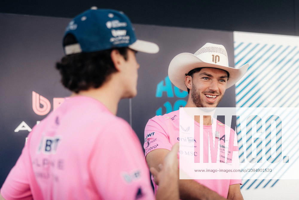 FORMULA 1 MSC CRUISES UNITED STATES GRAND PRIX 2026 Franco Colapinto (BWT Alpine F1 Team, 43) and Pierre Gasly (BWT Alpine F1 Team, 10) on media day at the United States GP 2026 22 10 2026