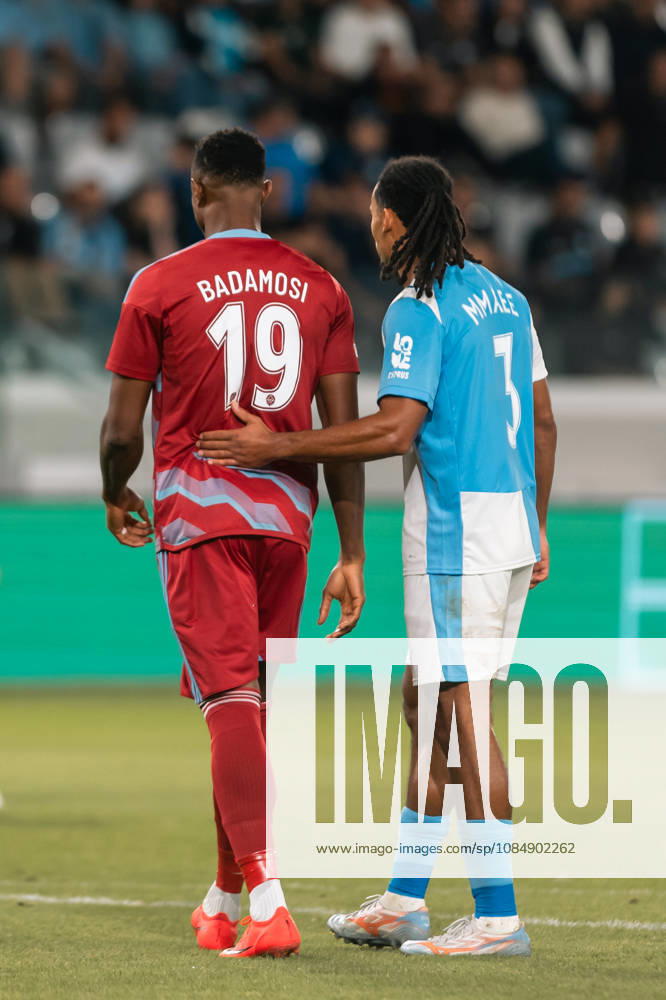 MUHAMMED BADAMOSI 19 of Riga during the Conference League Matchday 2 game between Pafos and Riga at Alpha Mega Stadium in Kolossi,Limassol,Cyprus on 22 of October 2026. Limassol CYPRUS - ZUMAk195 20261022_znp_k195_051