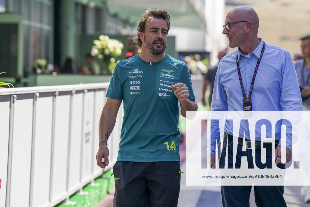 FORMULA 1 UNITED STATES GRAND PRIX 2026 Fernando Alonso (SPA) 14 Aston Martin in the paddock during the Formula 1 MSC Cruises United States Grand Prix 2026, Round 18 of the 2026 Formula 1 World Championship, WM, Weltmeisterschaft from 23rd - 25th October 2026 at the Circuit of the Americas, Austin, United States. Credit: Robbie Hoad Every Second Media Editorial use only. All images are copyright Every Second Media Limited. No images may be reproduced without prior permission.