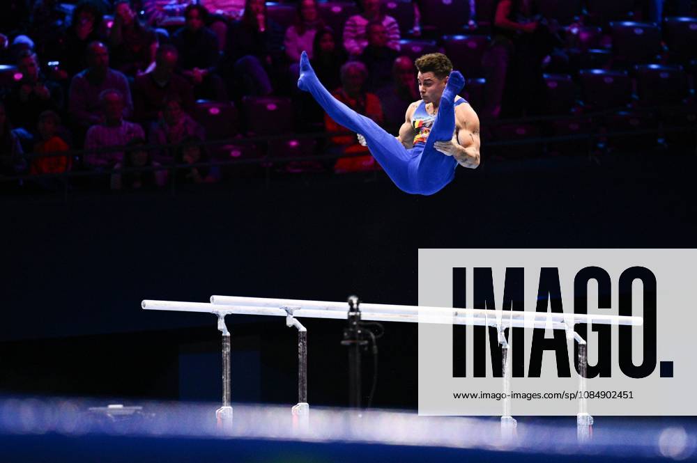 Netherlands Artistic Gymnastics World Championships 9270980 22.10.2026 Belgium s Victor Martinez competes on the parallel bars during the men s all-around final at the 2026 World Artistic Gymnastics Championships in Rotterdam, the Netherlands. Alexey Filippov Sputnik Rotterdam Netherlands
