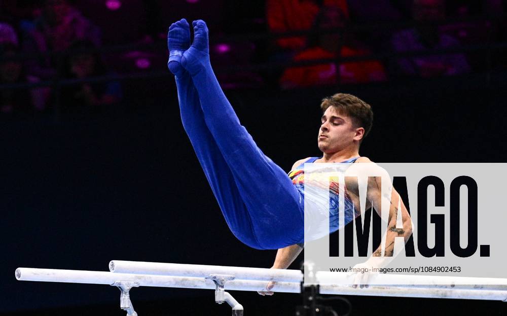 Netherlands Artistic Gymnastics World Championships 9270981 22.10.2026 Belgium s Victor Martinez competes on the parallel bars during the men s all-around final at the 2026 World Artistic Gymnastics Championships in Rotterdam, the Netherlands. Alexey Filippov Sputnik Rotterdam Netherlands