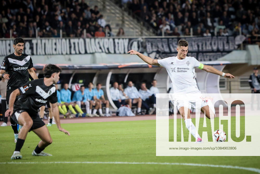 UEFA Europa League - OFI Crete vs Leverkusen - Patrik Schick of Leverkusen in action during the UEFA Europa League phase Matchday 3 soccer match between OFI Crete vs Leverkusen in Pankritio, Heraklion, Greece, on 22 October 2026. IMAGO ONE INCH PRODUCTIONS Heraklion Greece