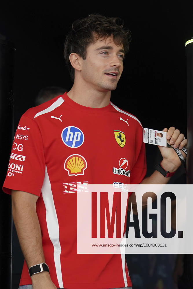 FORMULA 1 UNITED STATES GRAND PRIX 2026 Charles Leclerc (MON) 16 Ferrari arriving during the Formula 1 MSC Cruises United States Grand Prix 2026, Round 18 of the 2026 Formula 1 World Championship, WM, Weltmeisterschaft from 23rd - 25th October 2026 at the Circuit of the Americas, Austin, United States. Credit: Robbie Hoad Every Second Media Editorial use only. All images are copyright Every Second Media Limited. No images may be reproduced without prior permission.