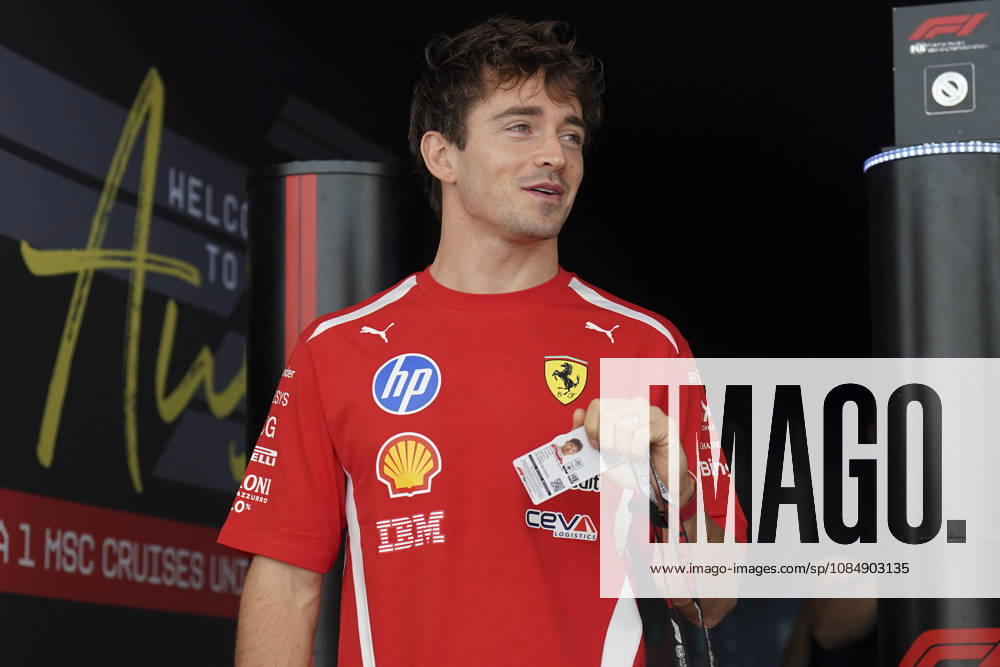 FORMULA 1 UNITED STATES GRAND PRIX 2026 Charles Leclerc (MON) 16 Ferrari arriving during the Formula 1 MSC Cruises United States Grand Prix 2026, Round 18 of the 2026 Formula 1 World Championship, WM, Weltmeisterschaft from 23rd - 25th October 2026 at the Circuit of the Americas, Austin, United States. Credit: Robbie Hoad Every Second Media Editorial use only. All images are copyright Every Second Media Limited. No images may be reproduced without prior permission.