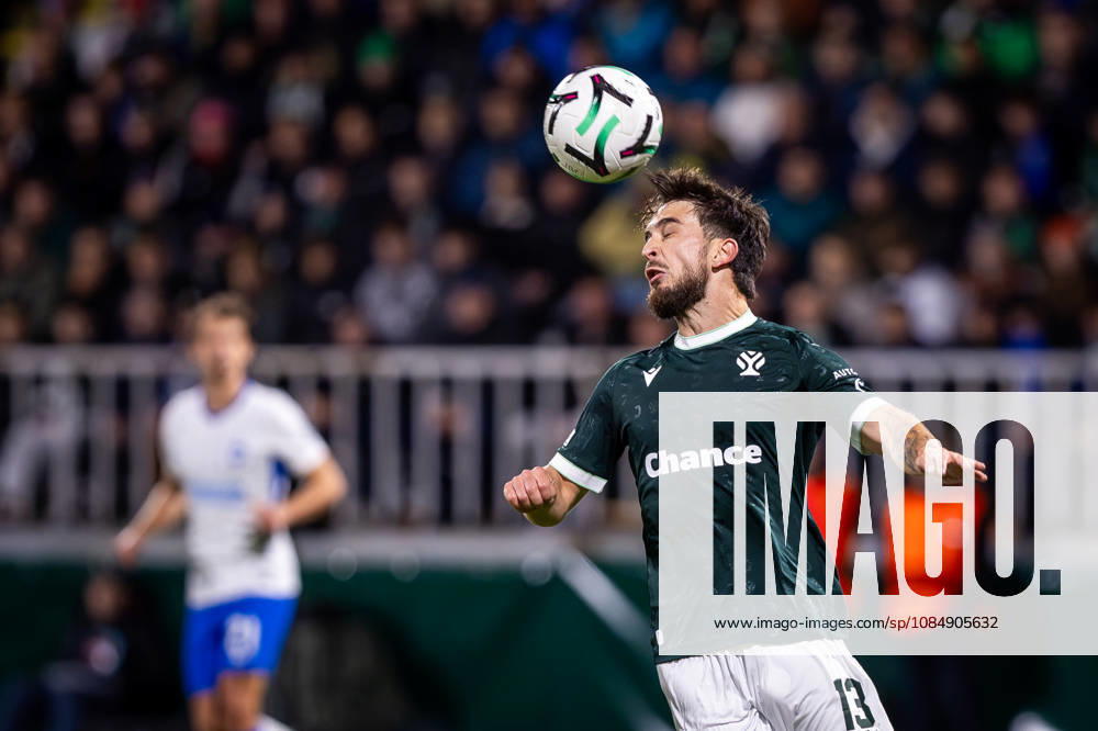 JABLONEC - BRIGHTON Richard Sedlacek of Jablonec during the matchday 2 of League phase round of UEFA Conference league football match between FK Jablonec and Brighton and Hove Albion at Stadion Strelnice. Jablonec nad Nisou, Czechia, October 22, 2026. Photo by Branislav Racko
