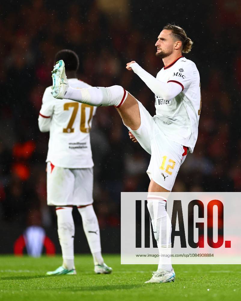 Adrien Rabiot of AC Milan. AFC Bournemouth v AC Milan, UEFA Europa League, Football, Vitality Stadium, Bournemouth, UK - 22 Oct 2026Bournemouth Vitality Stadium United Kingdom