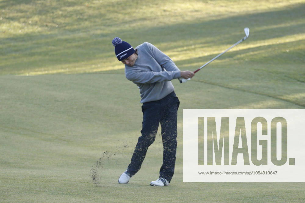 Oct 23, 2026-Cheonan, South Korea-Maximilian STEINLECHNER of Austria Second Shot on 2th green during a DP World Tour Genesis Championship at Woo Jeong Hills CC in Cheonan, South Korea. Cheonan SOUTH KOREA - ZUMAr168 20261023_aap_r168_030