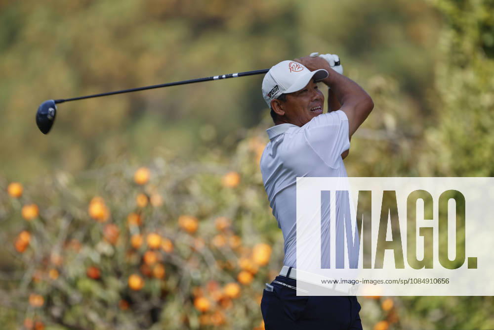 Oct 23, 2026-Cheonan, South Korea-Ashun WU of China Driver Shot on 8th Tee during a DP World Tour Genesis Championship at Woo Jeong Hills CC in Cheonan, South Korea. Cheonan SOUTH KOREA - ZUMAr168 20261023_aap_r168_038