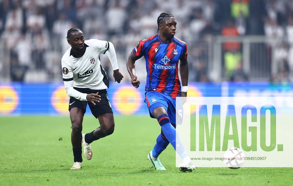 Jaydee Canvot of Crystal Palace and Kassoum Ouattara of Besiktas Besiktas v Crystal Palace, UEFA Europa League, Football, Tupras Stadium, Istanbul, Turkey - 22 Oct 2026Istanbul Tupras Stadium Turkey
