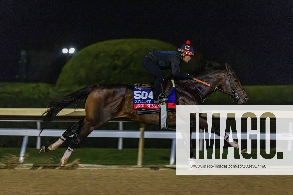 HORSE RACING 2026: Bank Of America Valley View S Day Keeneland OCT 23 October 23, 2026, Lexington, Ky, USA: Englishman works in preparation for the Breeders Cup Sprint during Bank of America Valley View S Day on October 23, 2026. Candice Chavez Eclipse Sportswire CSM(Credit Image: Â {Serial Cal Media) Lexington Ky USA
