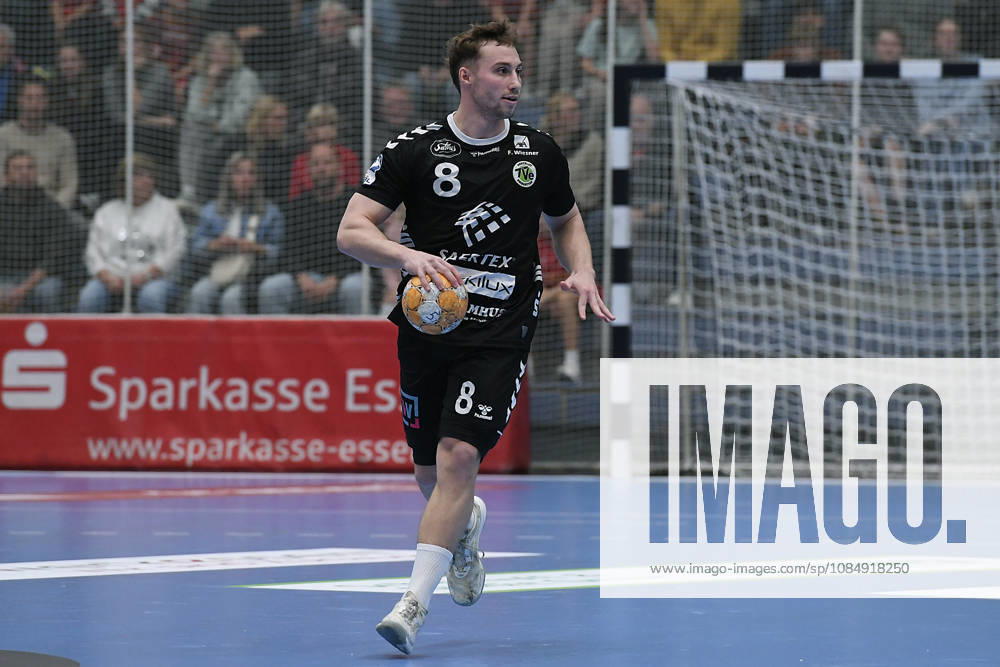 2nd Handball Bundesliga, Matchday 8: TuSEM Essen vs. TV Emsdetten on October 19, 2026, at Sportpark Am Hallo in Essen; Bjarne Budelmann, Emsdetten xRx