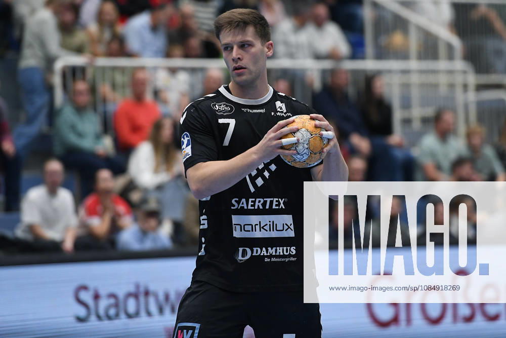 Handball Bundesliga, Matchday 8: TuSEM Essen vs. TV Emsdetten on October 19, 2026, at Sportpark Am Hallo in Essen. Yannick Terhaer, Emsdetten xRx