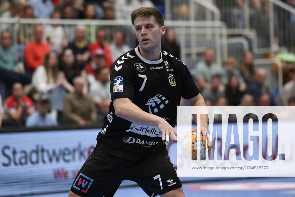 Handball Bundesliga, Matchday 8: TuSEM Essen vs. TV Emsdetten on October 19, 2026, at Sportpark Am Hallo in Essen. Yannick Terhaer, Emsdetten xRx
