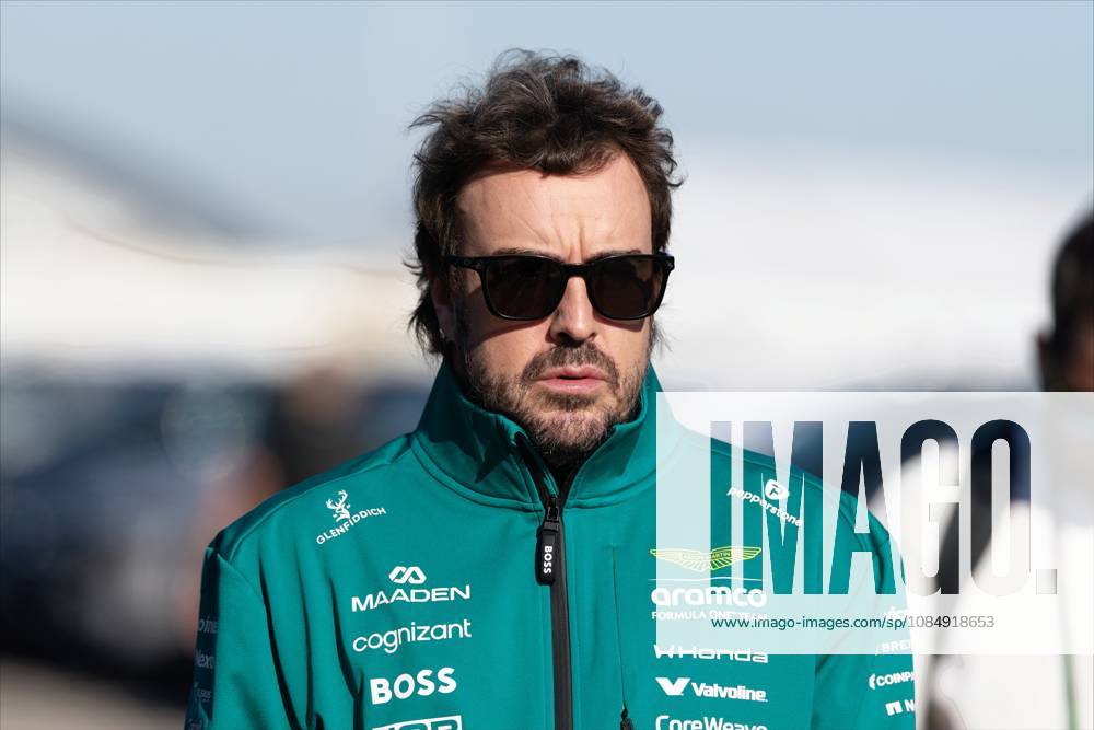 23rd October 2026; Circuit of the Americas, Austin, United States; Formula 1, United States Grand Prix, Free Practice Day; Fernando Alonso (14) of Spain and Aston Martin Aramco Formula One Team enters the paddock BobxKupbens