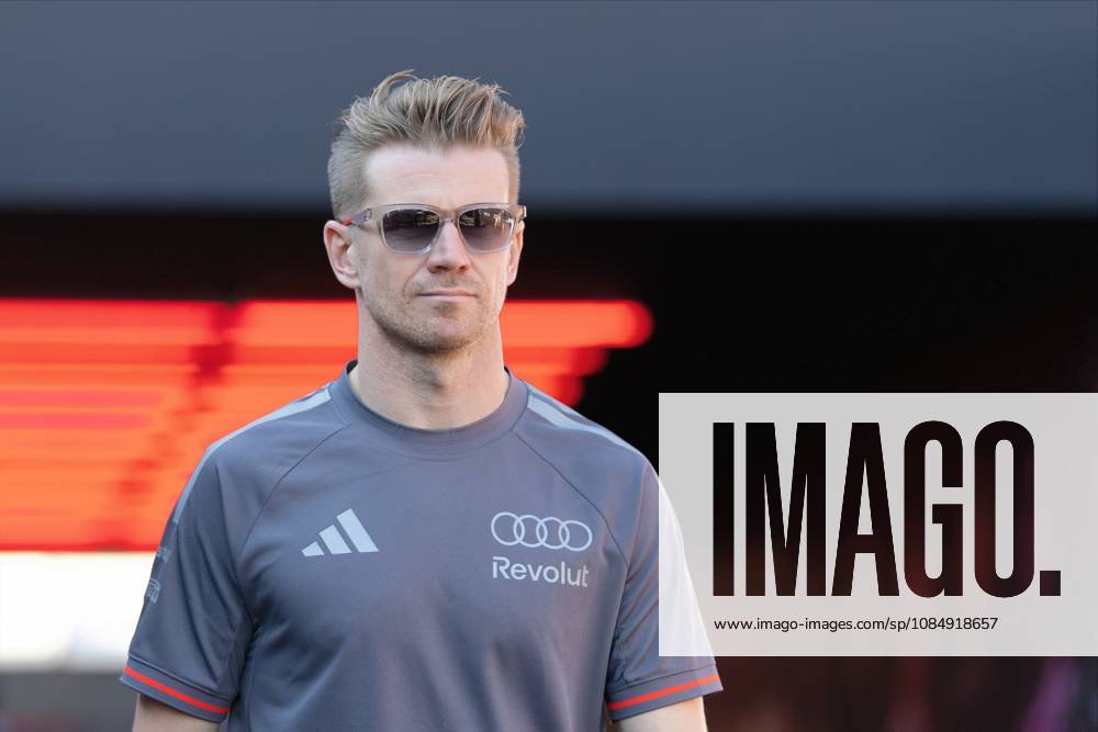 23rd October 2026; Circuit of the Americas, Austin, United States; Formula 1, United States Grand Prix, Free Practice Day; Nico Hulkenberg (27) of Germany and Audi Revolut F1 Team walks out of the paddock BobxKupbens