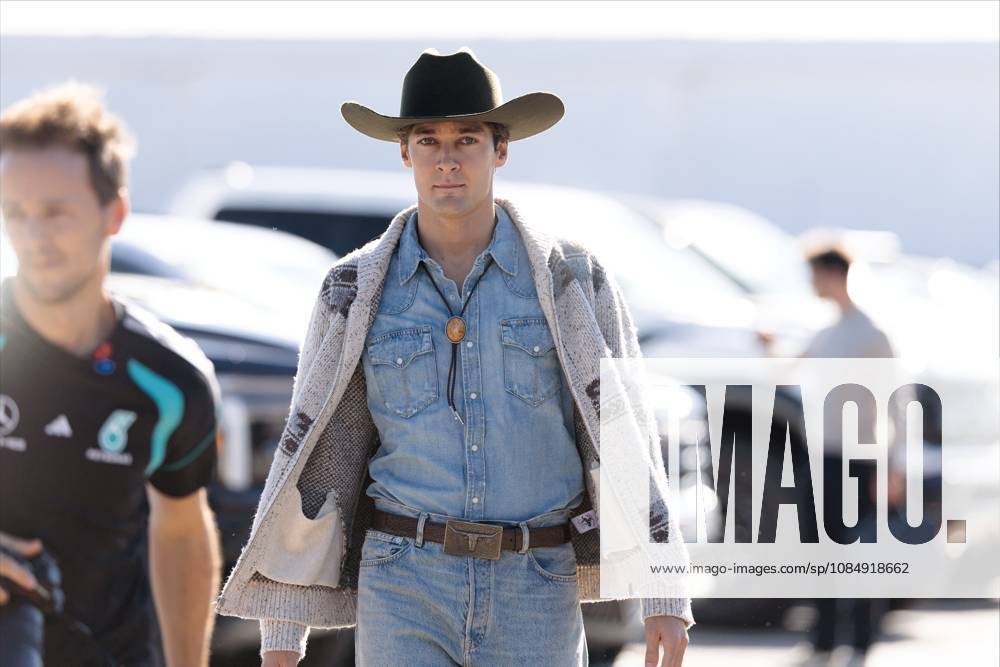 23rd October 2026; Circuit of the Americas, Austin, United States; Formula 1, United States Grand Prix, Free Practice Day; George Russell (63) of Great Britain and Mercedes-AMG PETRONAS Formula One Team enters the paddock BobxKupbens