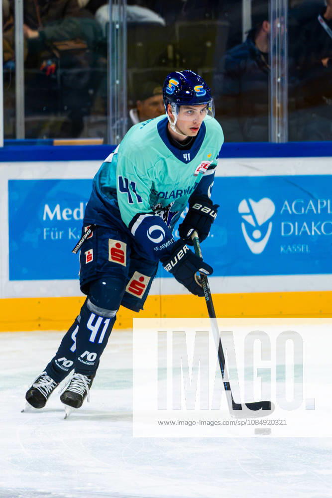 Kassel, Germany, October 22, 2026; DEL2 2026–2027, Game 11: Kassel Huskies vs. Blue Devils Weiden; Pictured: Lukas Jung, ECK Probonio Arena, Hesse