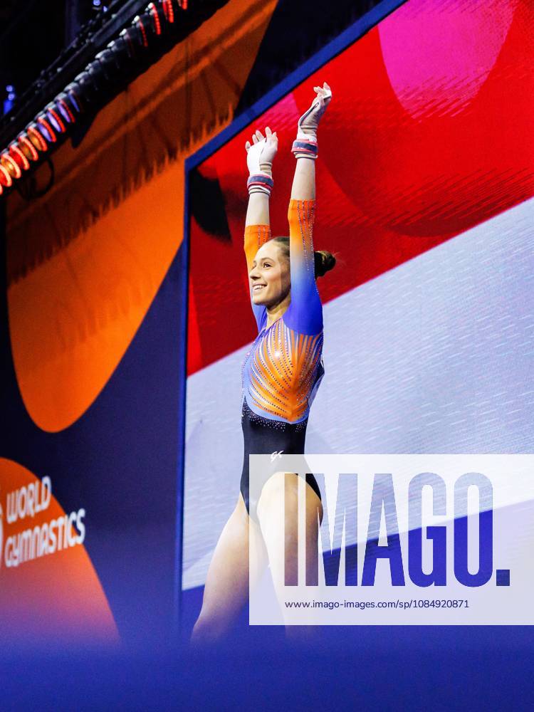 ROTTERDAM - Naomi Visser (NED) during the all-around final at the World Gymnastics Championships in Ahoy Rotterdam. IRIS VAN DEN BROEK ANP ANPxSportx IVx 573382222 originalFilename: 573382222