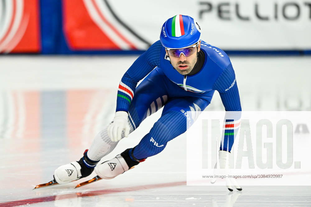 2026-10-23 - World Tour 1 VANCOUVER, CAN - OCTOBER 23: Mattia Antonioli of Italy during the World Tour 1 at Pacific Coliseum on October 23, 2026 in Vancouver, Can. Vancouver Pacific Coliseum Can Content not available for redistribution in The Netherlands directly or indirectly through any third parties.