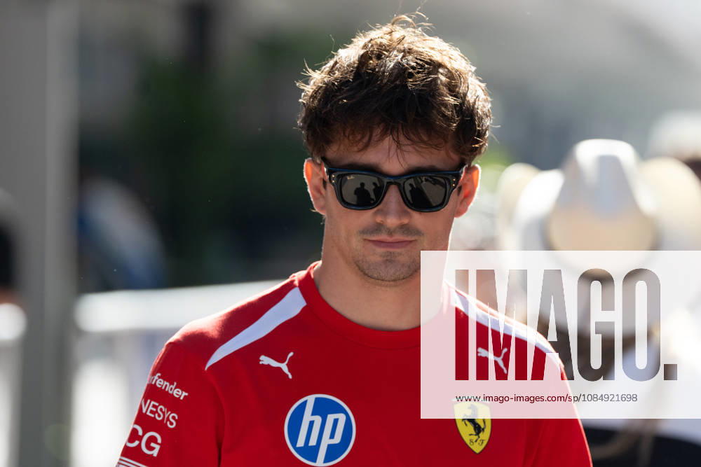 AUSTIN, UNITED STATES, OCT 23: Charles Leclerc of Monaco and Scuderia Ferrari HP walks in the Paddock prior to practice ahead of the F1 Grand Prix of United States at Circuit of The Americas on October 23, 2026 in Austin, Texas (photo by Richard Callis Sports Press Photo)