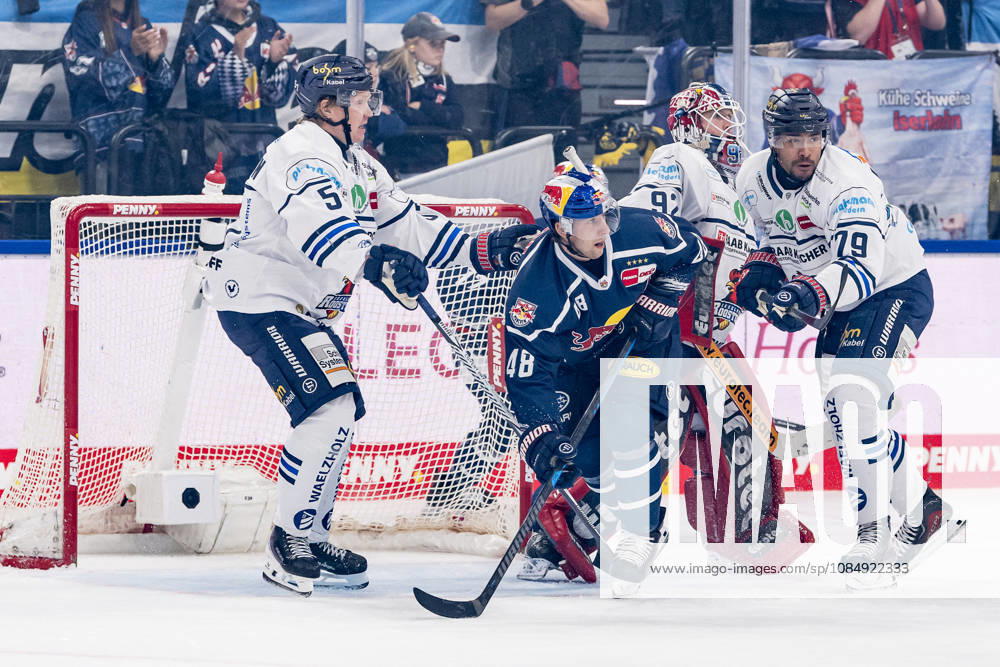 GER, EHC Red Bull Munich vs. Iserlohn Roosters, DEL, 2026–2027 Season, Matchday 11, October 23, 2026. Photo: HMB Media, Franz Feiner