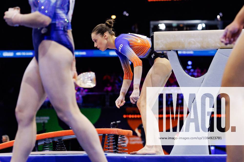 ROTTERDAM - Naomi Visser (NED) during the all-around final at the World Gymnastics Championships in Ahoy Rotterdam. IRIS VAN DEN BROEK ANP ANPxSportx IVx 573387980 originalFilename: 573387980