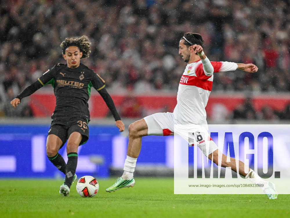 Wael Mohya of Borussia Mönchengladbach and Atakan Karazor of VfB Stuttgart battle for the ball during the Bundesliga match between VfB Stuttgart and Borussia Mönchengladbach at the MHP Arena on October 23, 2026, in Stuttgart, Germany Photo by Harry Langer DeFodi Images Wael Mohya of Borussia Mönchengladbach and Atakan Karazor of VfB Stuttgart battle for the ball during the Bundesliga match between VfB Stuttgart and Borussia Mönchengladbach at MHPArena on October 23, 2026, in Stuttgart, Germany. Photo by Harry Langer, DeFodi Images. DFB and DFL regulations prohibit any use of photographs as image sequences and or quasi-video. Photo by Harry Langer, DeFodi Images. DFB and DFL regulations prohibit any use of photographs as imSEQUENCES AND OR QUASI-VIDEO