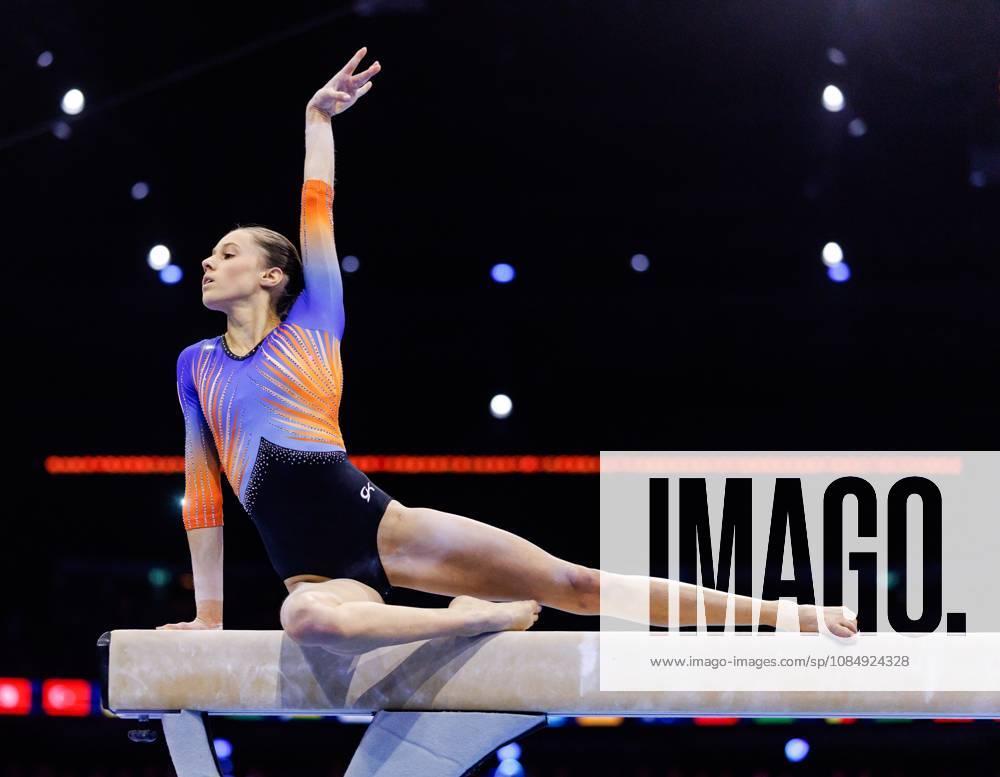 ROTTERDAM - Naomi Visser (NED) during the all-around final at the World Gymnastics Championships in Ahoy Rotterdam. IRIS VAN DEN BROEK ANP ANPxSportx IVx 573389472 originalFilename: 573389472