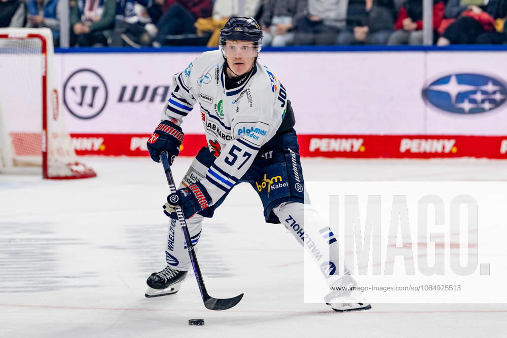 Emil Johansson, Iserlohn Roosters, 57 (GER), EHC Red Bull Munich vs. Iserlohn Roosters, DEL, 2026–2027 season, Matchday 11, October 23, 2026. Photo: HMB Media, Franz Feiner