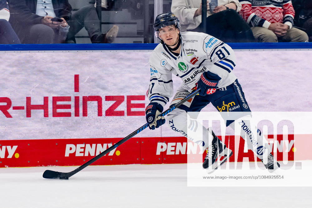 Mac Hollowell, Iserlohn Roosters, 81 GER, EHC Red Bull Munich vs. Iserlohn Roosters, DEL, 2026–2027 season, Matchday 11, October 23, 2026. Photo: HMB Media, Franz Feiner
