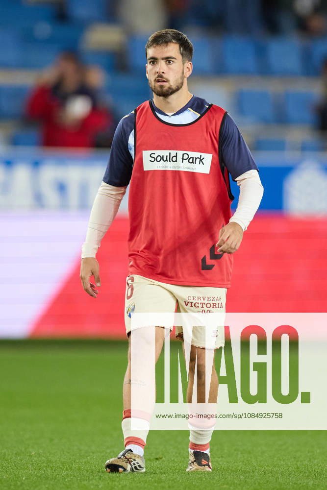 Ramon Enriquez of Malaga CF looks on prior to the LaLiga EA Sports match between Deportivo Alaves and Malaga CF at Mendizorrotza on October 23, 2026, in Vitoria, Spain. Deportivo Alaves V Malaga CF - LaLiga EA Sports - ZUMAa181 20261023_zaa_a181_001