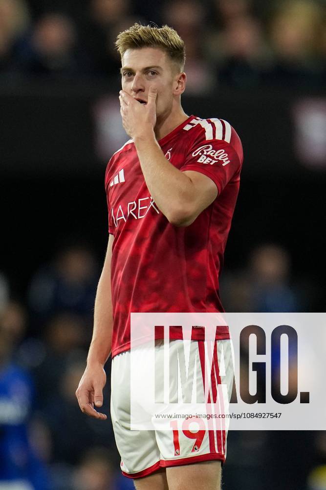 Liam Delap of Nottingham Forest looks dejected Ipswich Town v Nottingham Forest, Premier League, Football, Portman Road, Ipswich, UK - 23 Oct 2026Ipswich Portman Road United Kingdom
