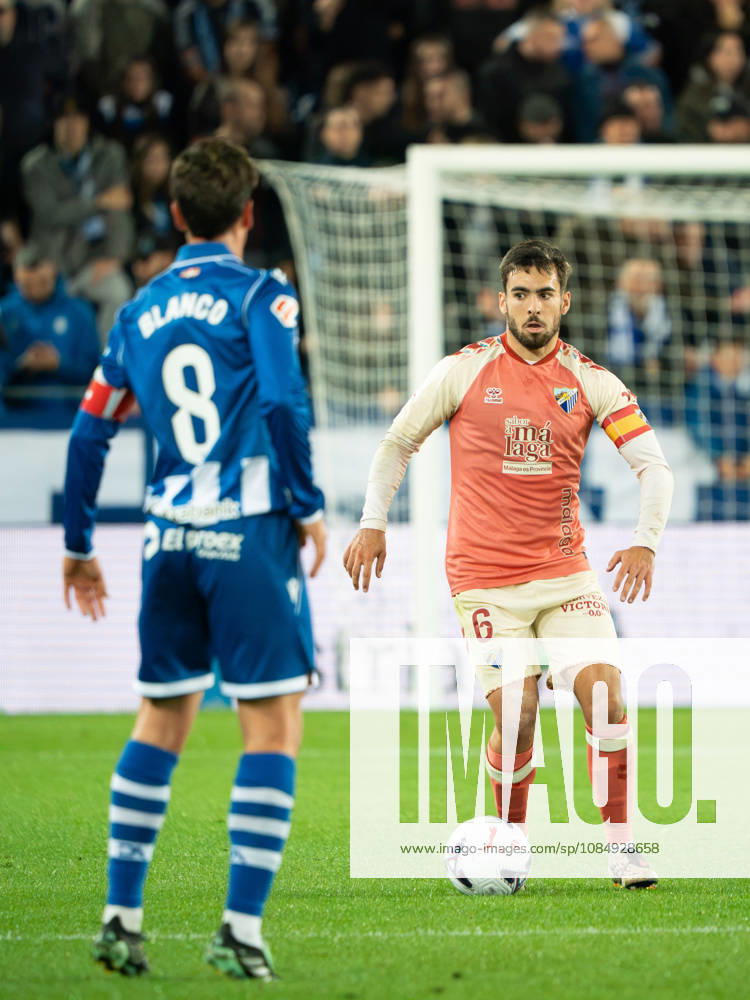 ESP LaLiga EA Sports: Deportivo Alavés vs. Málaga CF — Ramón Enríquez of Málaga during the LaLiga EA Sports match between Deportivo Alavés and Málaga CF, played at Mendizorroza Stadium in Vitoria-Gasteiz on October 23, 2026, in Spain. VITORIA-GASTEIZ, Spain. Soccer