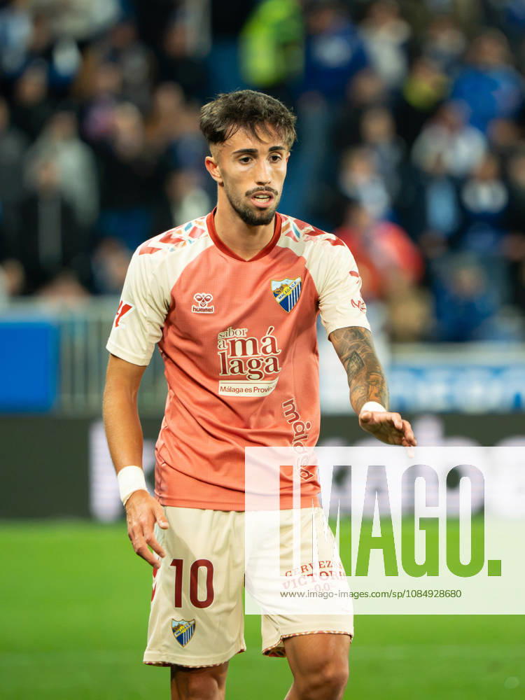ESP LaLiga EA Sports: Deportivo Alavés vs. Málaga CF — David Larrubia of Málaga during the LaLiga EA Sports match between Deportivo Alavés and Málaga CF, played at Mendizorroza Stadium in Vitoria-Gasteiz on October 23, 2026, in Spain. VITORIA-GASTEIZ, Spain. Soccer
