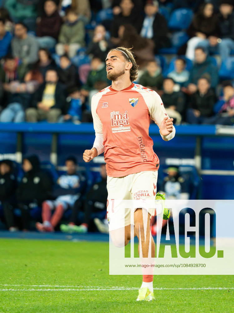 ESP LaLiga EA Sports: Deportivo Alavés vs. Málaga CF — Adrián Nino of Málaga during the LaLiga EA Sports match between Deportivo Alavés and Málaga CF, played at Mendizorroza Stadium in Vitoria-Gasteiz on October 23, 2026, in Spain. VITORIA-GASTEIZ, Spain. Soccer