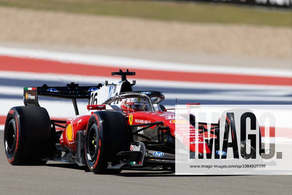 23rd October 2026; Circuit of the Americas, Austin, United States; Formula 1, United States Grand Prix, Free Practice Day; Charles Leclerc (16) of Monaco and Scuderia Ferrari HP during Free Practice 1 BobxKupbens